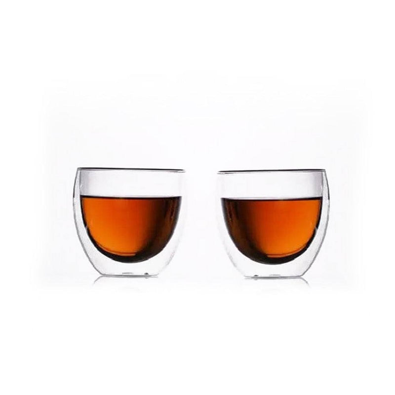Enhabit Espresso Double Wall Glasses, Set of 2