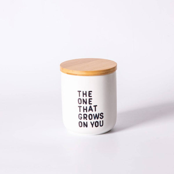 Enhabit Essential Ceramic Jar With Lid Medium - Grows On You