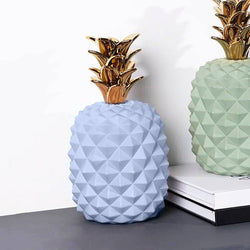 Enhabit Geometric Pineapple Accent - Blue