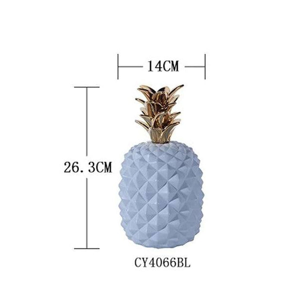 Enhabit Geometric Pineapple Accent - Blue
