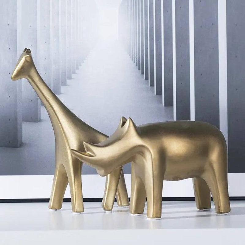Enhabit Giraffe Decor Accent - Gold - Modern Quests