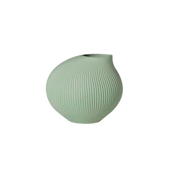 Enhabit Luna Shell Vase Small - Green - Modern Quests