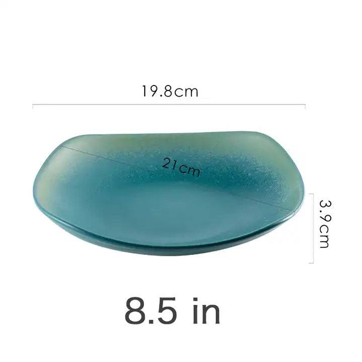 Enhabit Oasis Curved Plate - Nori Green