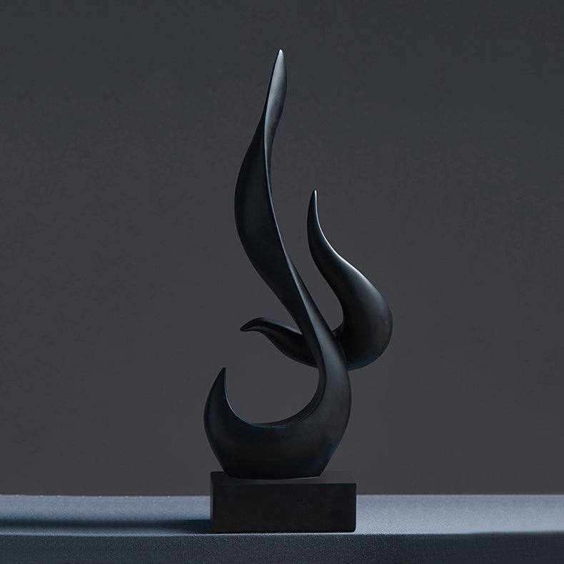 Enhabit Pinnacle Decorative Sculpture - Black - Modern Quests