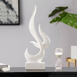 Enhabit Pinnacle Decorative Sculpture - White - Modern Quests