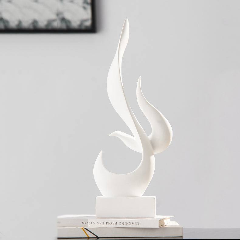 Enhabit Pinnacle Decorative Sculpture - White - Modern Quests