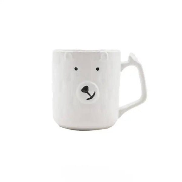 Enhabit Polar Bear Ceramic Mug - White