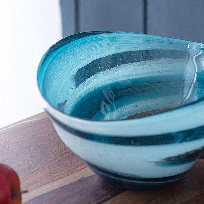 Enhabit Sandstorm Decorative Bowl Large - Blue Grey
