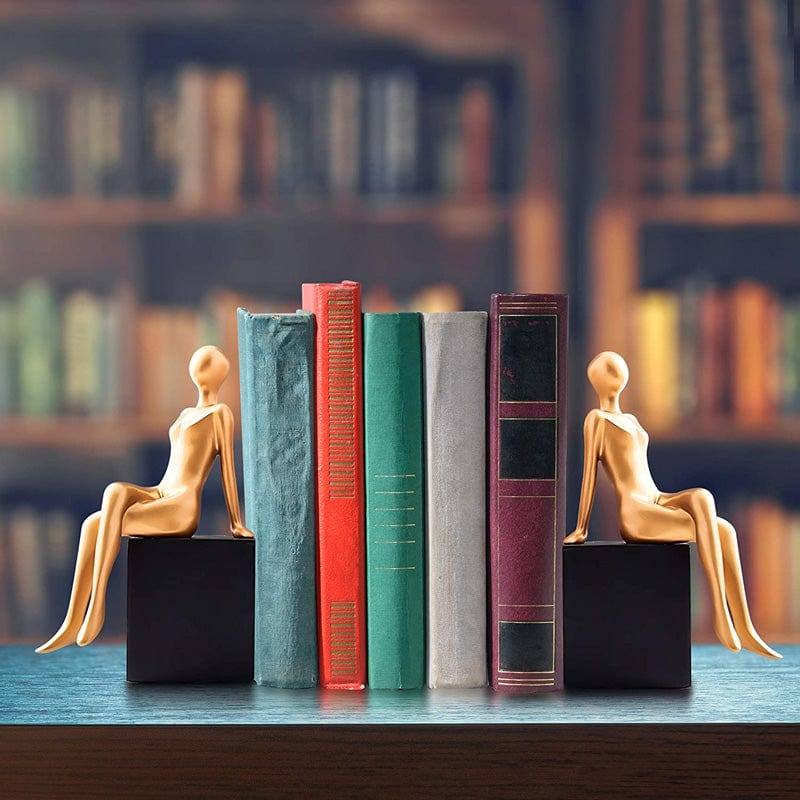 Enhabit Seated Bookends, Set of 2 - Black & Gold – Modern Quests