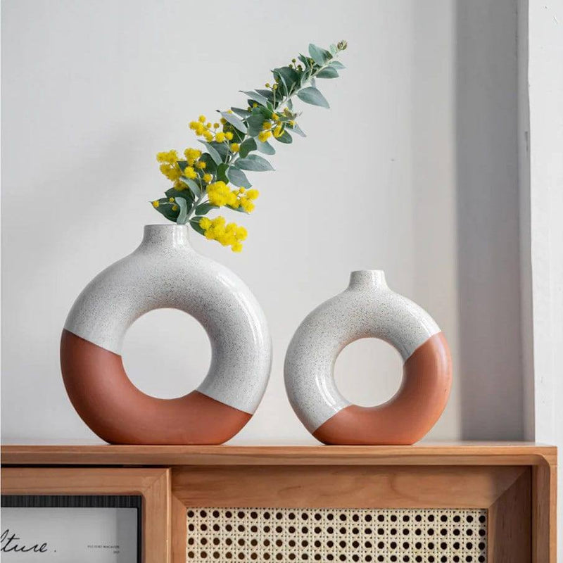 Enhabit Sienna Duo Ceramic Vase Medium