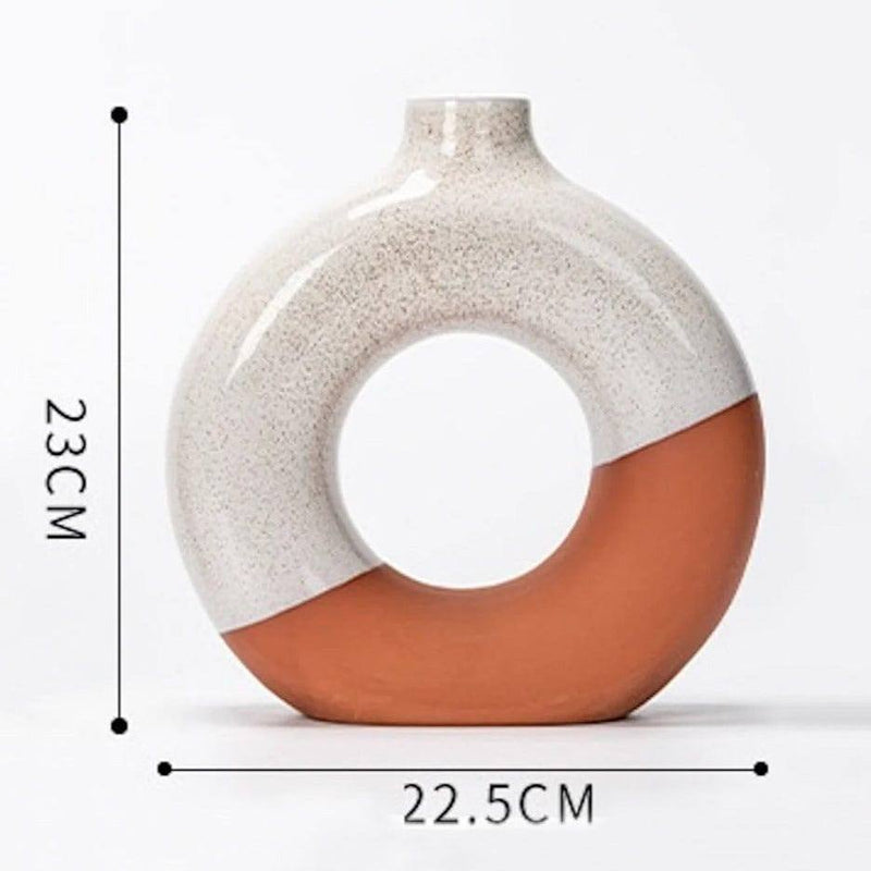 Enhabit Sienna Duo Ceramic Vase Medium - Modern Quests