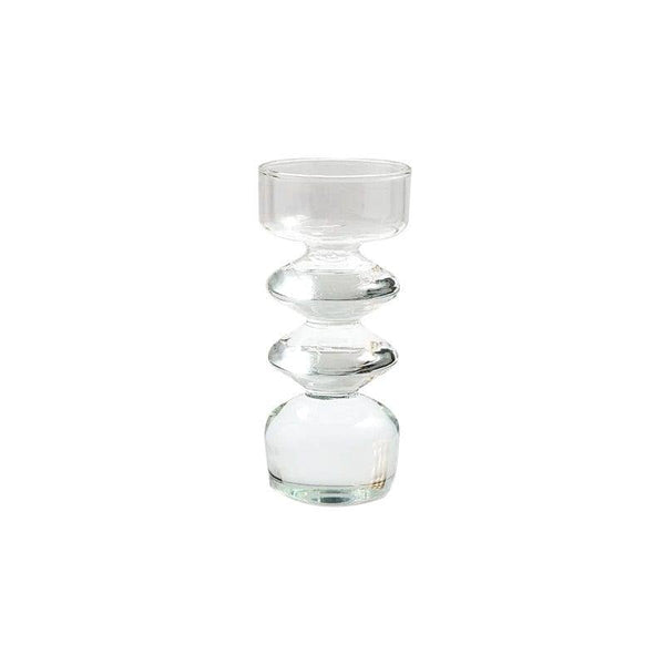 Enhabit Stem Glass Vase Small - Clear - Modern Quests