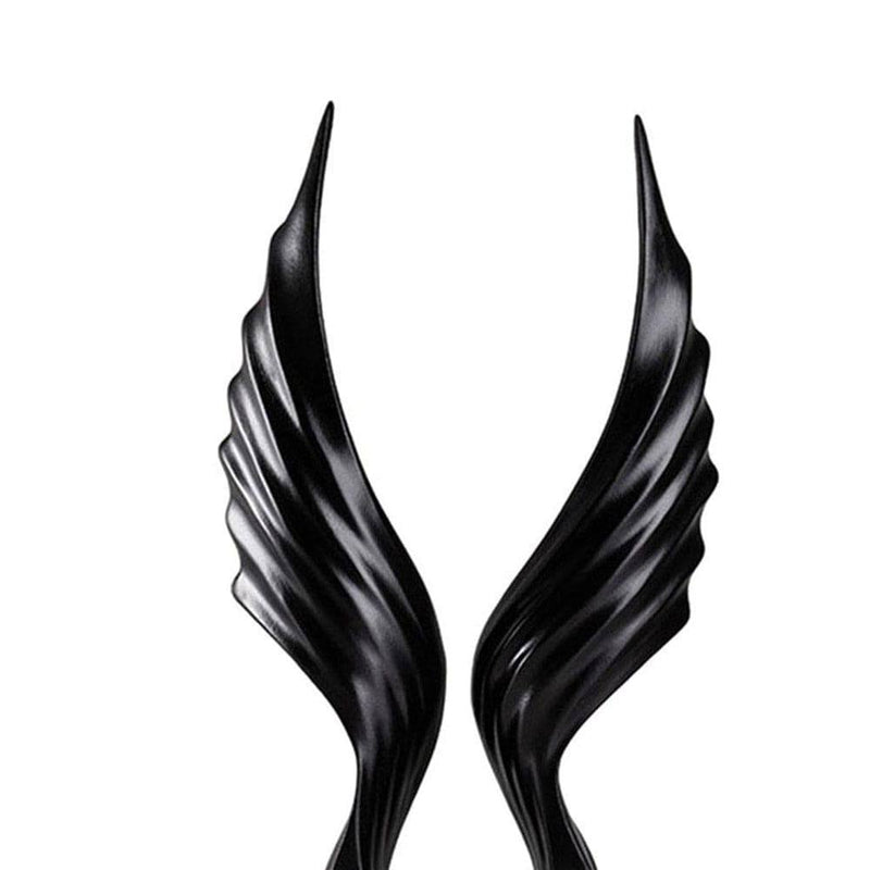 Enhabit Wings Decorative Sculpture - Black - Modern Quests