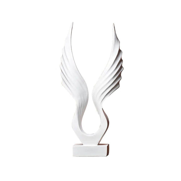 Enhabit Wings Decorative Sculpture - White