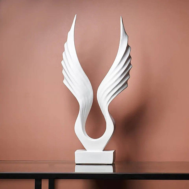 Enhabit Wings Decorative Sculpture - White - Modern Quests