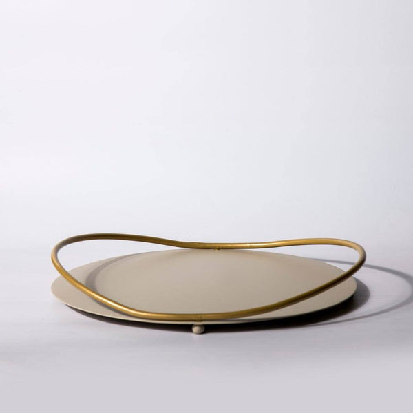 ESQ Living Cadence Vanity Tray - Taupe Gold