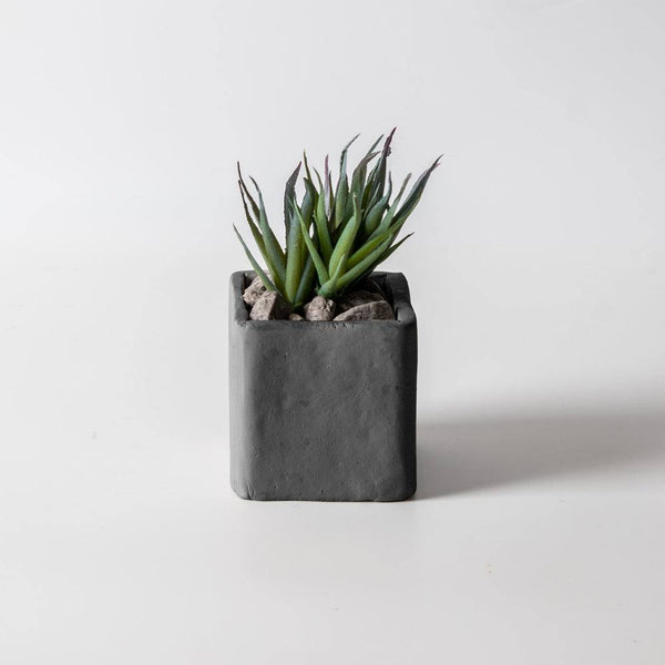 ESQ Living Faux Square Table Plant - Aloe