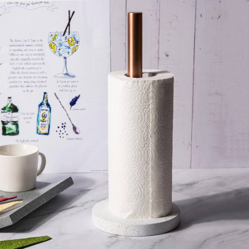 ESQ Living Fuse Paper Towel Holder - Speckled White - Modern Quests