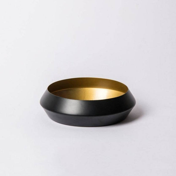 ESQ Living Jasper Metallic Bowl - Black Gold - Modern Quests
