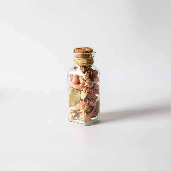 ESQ Living Scented Potpourri in Glass Jar - Rose