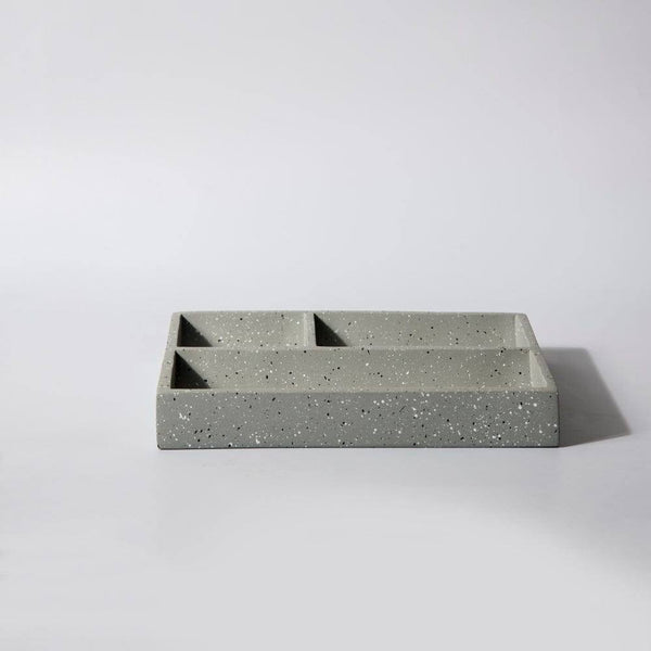 ESQ Living Sectional Desk Tray - Speckled Grey