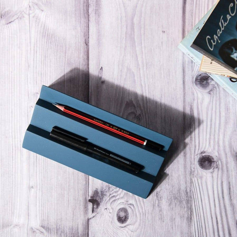 ESQ Living Steps Pen Tray - Ink Blue - Modern Quests