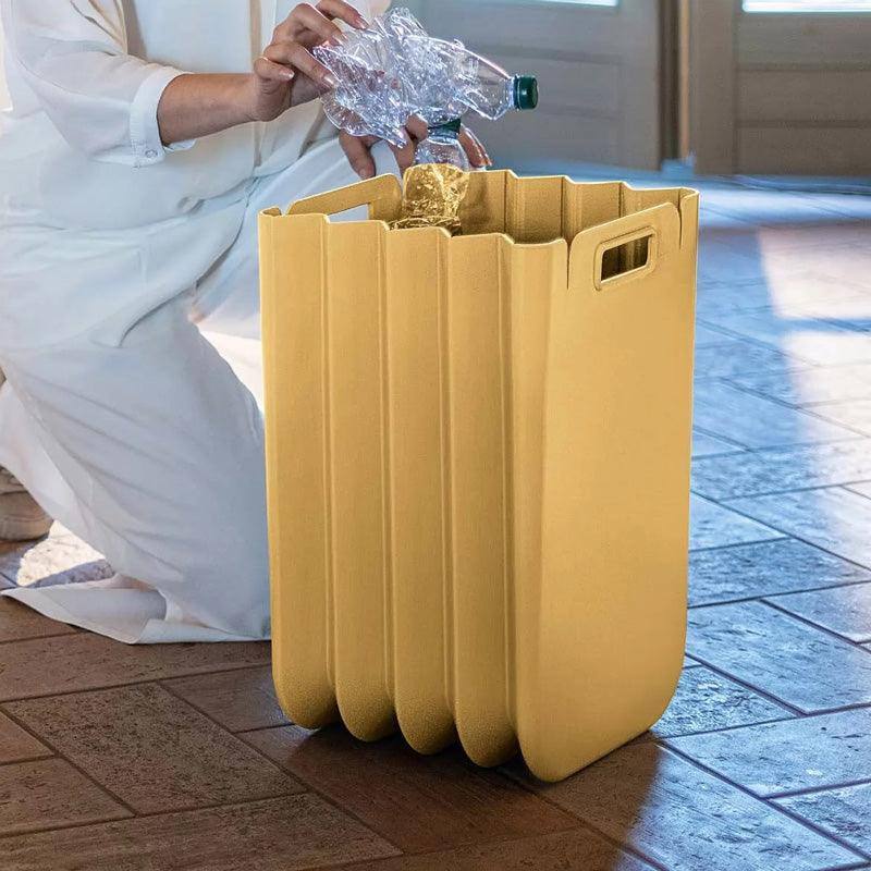 Guzzini Italy Eco Packly Storage Bin - Mustard Yellow - Modern Quests