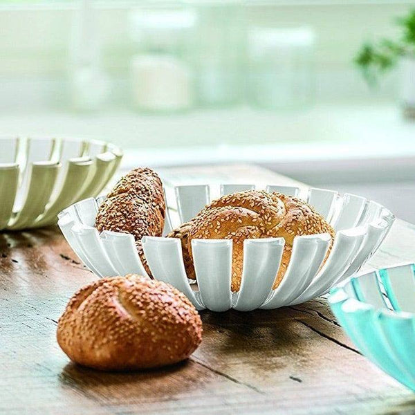 Guzzini Italy Grace Bread Basket - White - Modern Quests