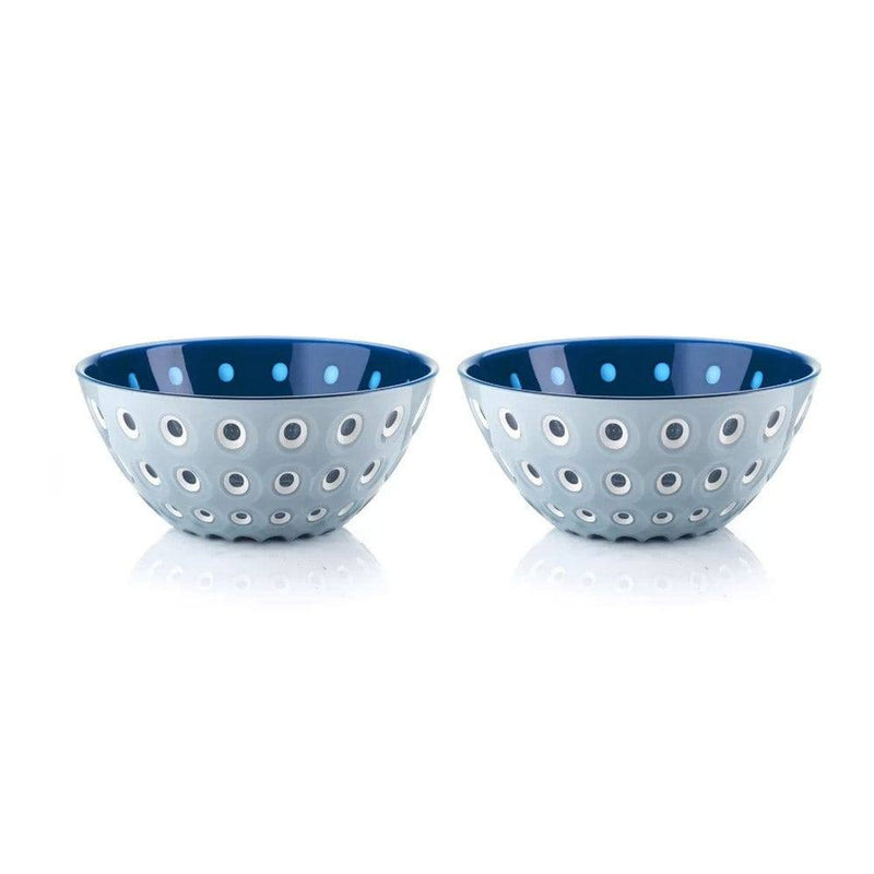 Guzzini Italy Le Murrine Bowls Medium, Set of 2 - Shades of Blue - Modern Quests