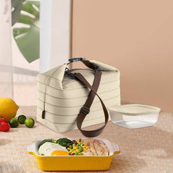 Guzzini Italy On-the-Go Thermal Bag with Container Large - Clay - Modern Quests
