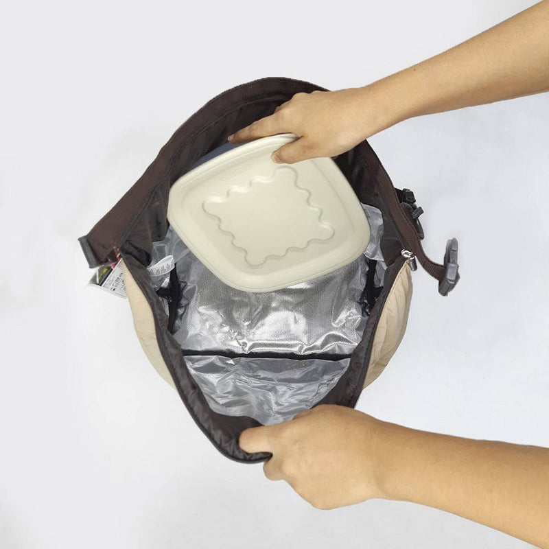 Guzzini On-the-Go Thermal Bag with Container Large - Clay