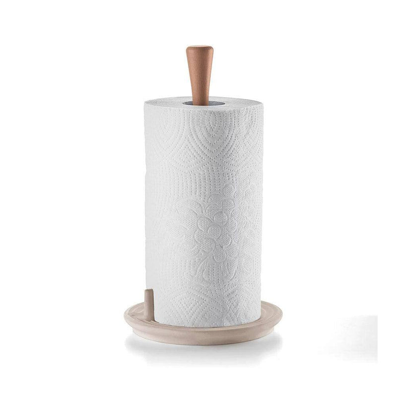 Guzzini Italy Roll & Tear Kitchen Roll Holder - Taupe - Modern Quests
