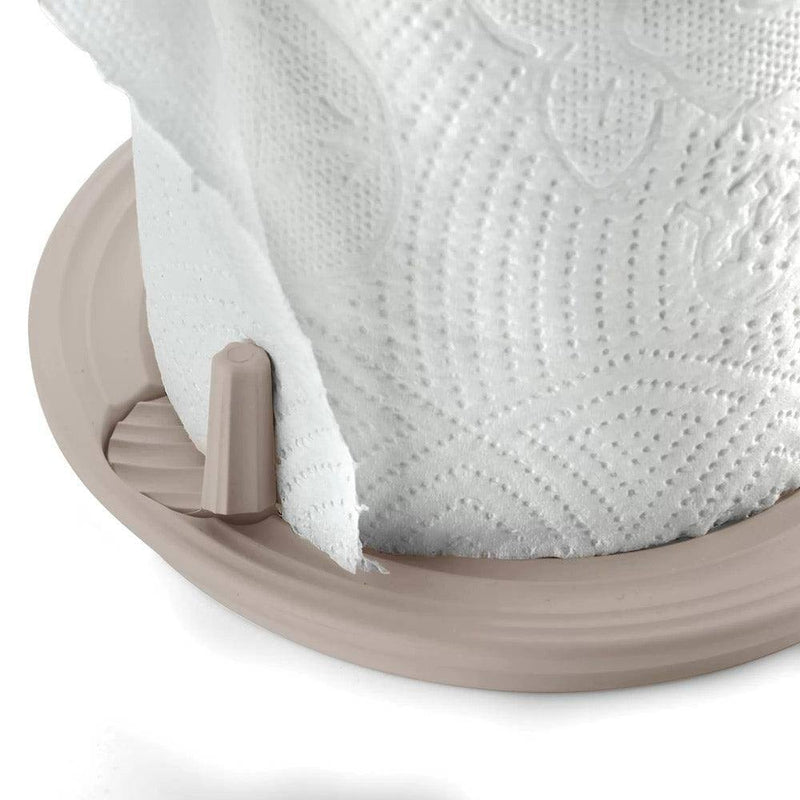 Guzzini Italy Roll & Tear Kitchen Roll Holder - Taupe - Modern Quests