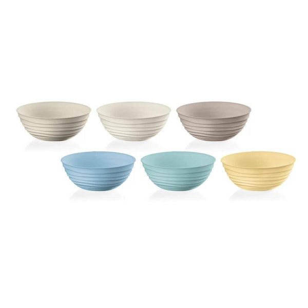 Guzzini Italy Tierra Bowls Small, Set of 6 - Assorted - Modern Quests