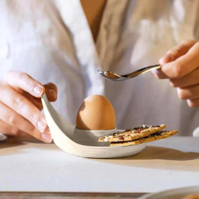 Guzzini Italy Tierra Egg Holders, Set of 2 - Clay