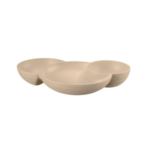 Guzzini Italy Tierra Sectional Serving Tray - Clay - Modern Quests