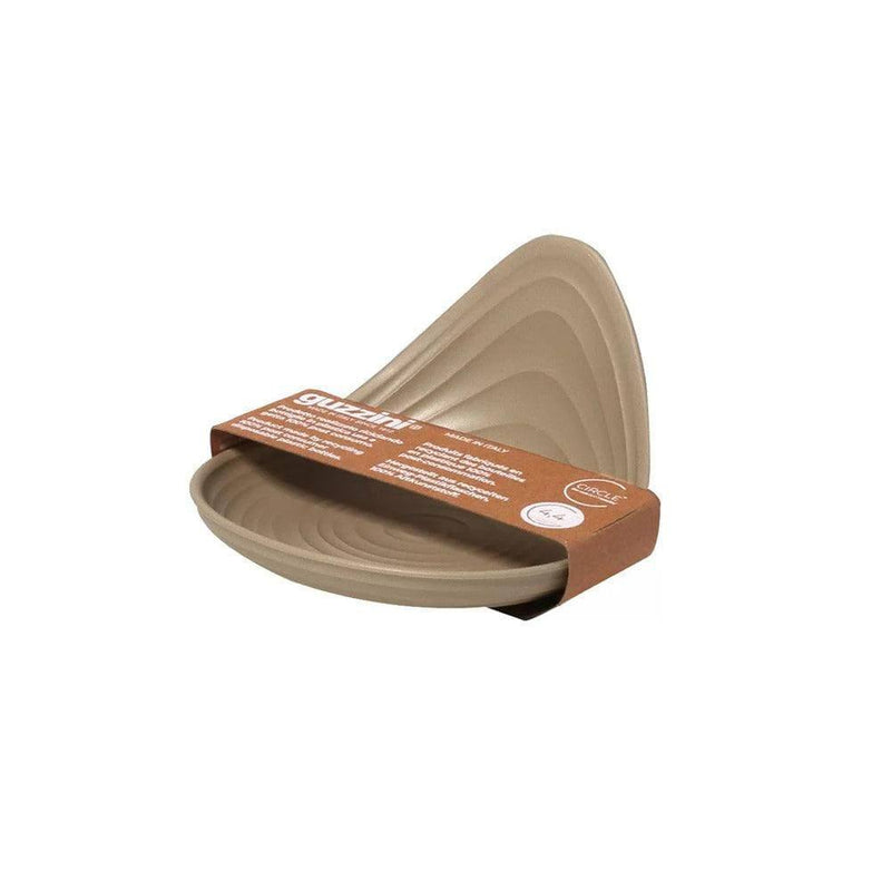 Guzzini Italy Tierra Small Snack Dishes, Set of 2 - Clay - Modern Quests
