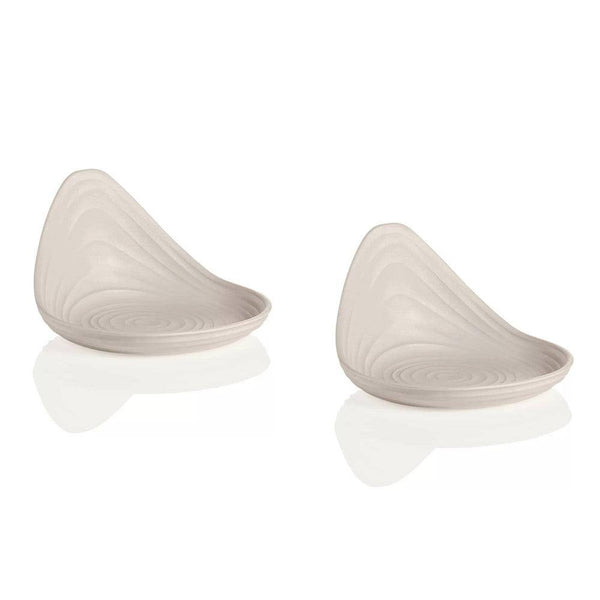 Guzzini Italy Tierra Small Snack Dishes, Set of 2 - Milk White - Modern Quests