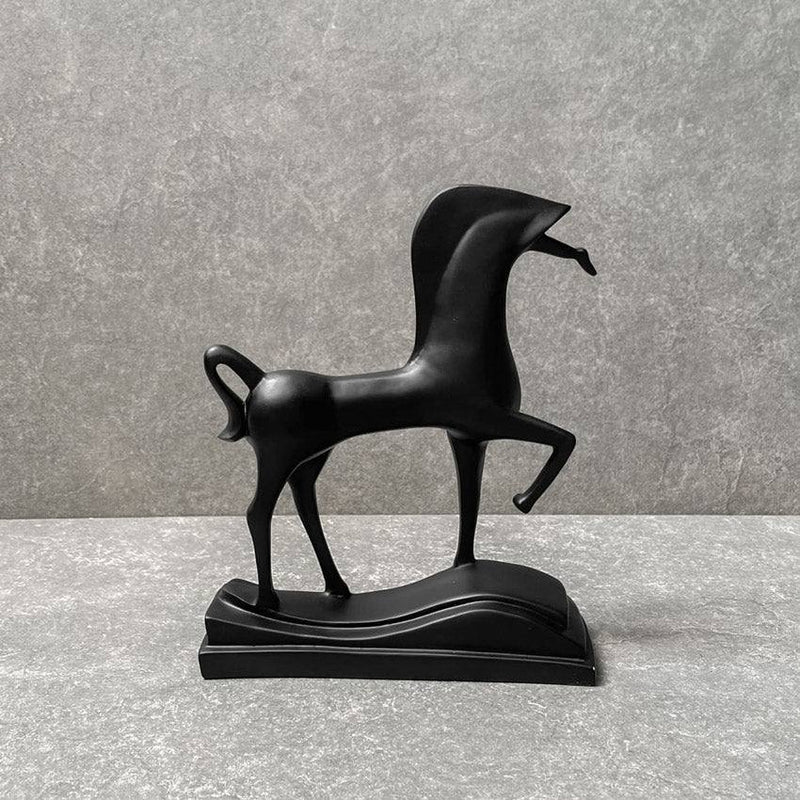 Home Artisan Artemis Horse Sculpture - Black