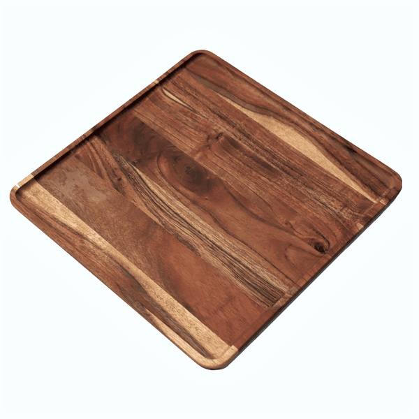 iCraft Creek Wooden Square Platter - Modern Quests