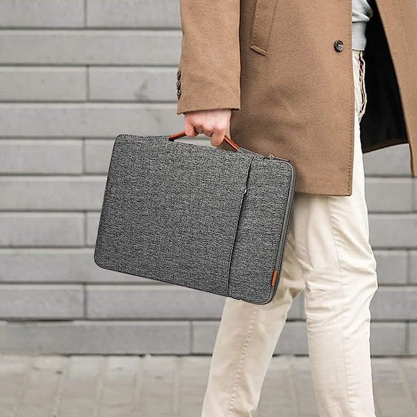 EdgeKeeper Laptop Briefcase - Grey 13.3 Inches