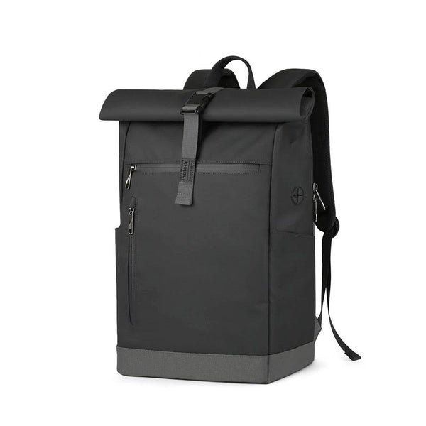 Inateck Roll Top Laptop Backpack - Black