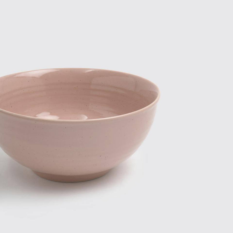 Indus People The Ganga Serving Bowl - Old Rose - Modern Quests