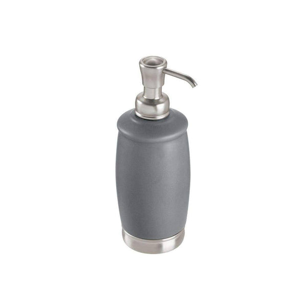 InterDesign York Tall Soap Pump - Grey Nickel