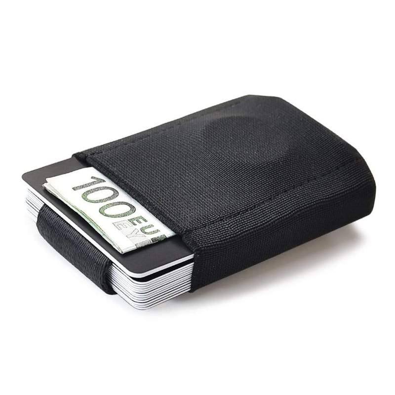 Jaimie Jacobs Germany Nano Boy Leather Card Holder - Carbon Black - Modern Quests