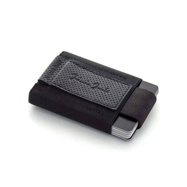 Jaimie Jacobs Germany Nano Boy Leather Card Holder - Perforated Black