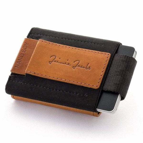 Jaimie Jacobs Germany Nano Boy Pocket Leather Card Holder - Cognac