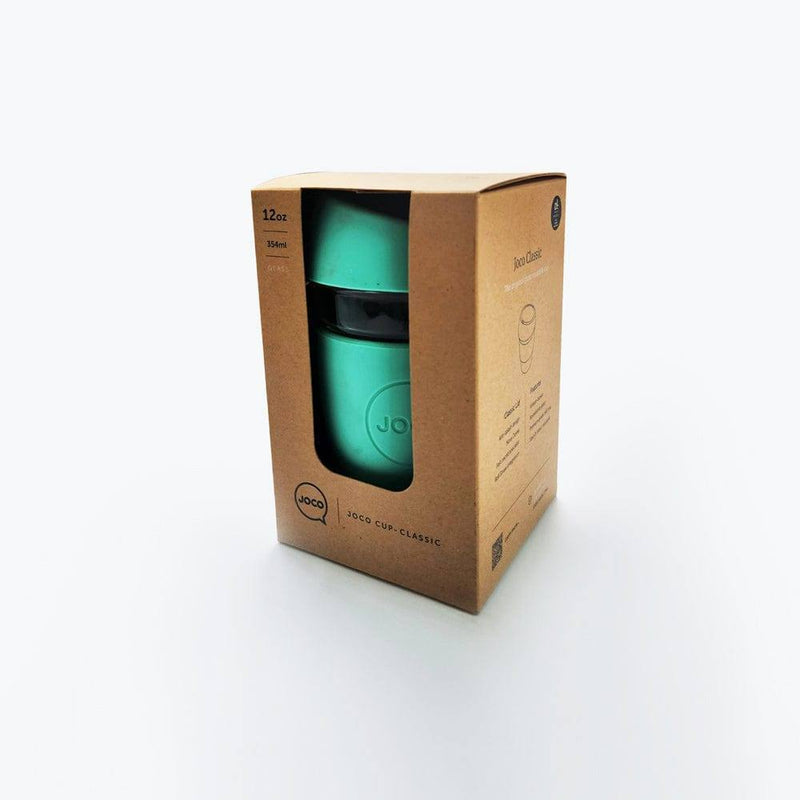 JOCO Australia Reusable Glass Cup Medium - Vintage Green - Modern Quests