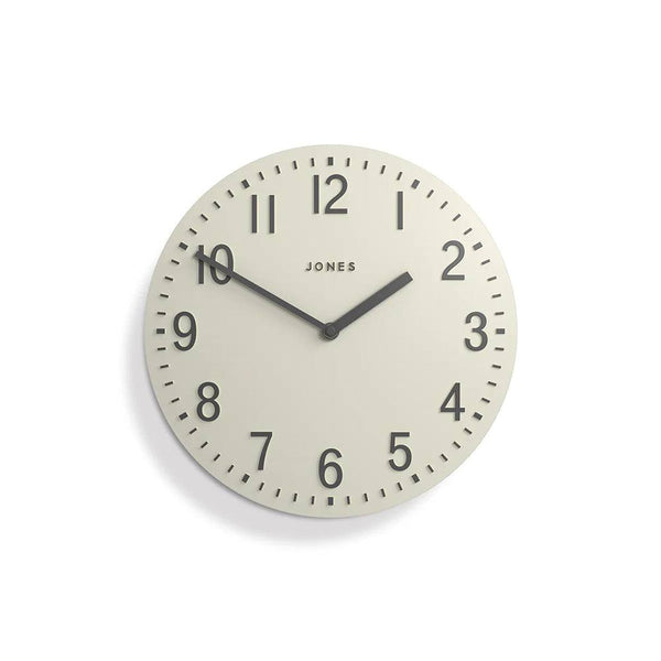Jones Clocks Chilli Convex Wall Clock 30cm - White