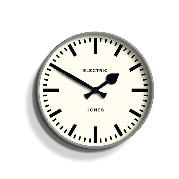 Jones Clocks Railway Wall Clock 30cm - Grey